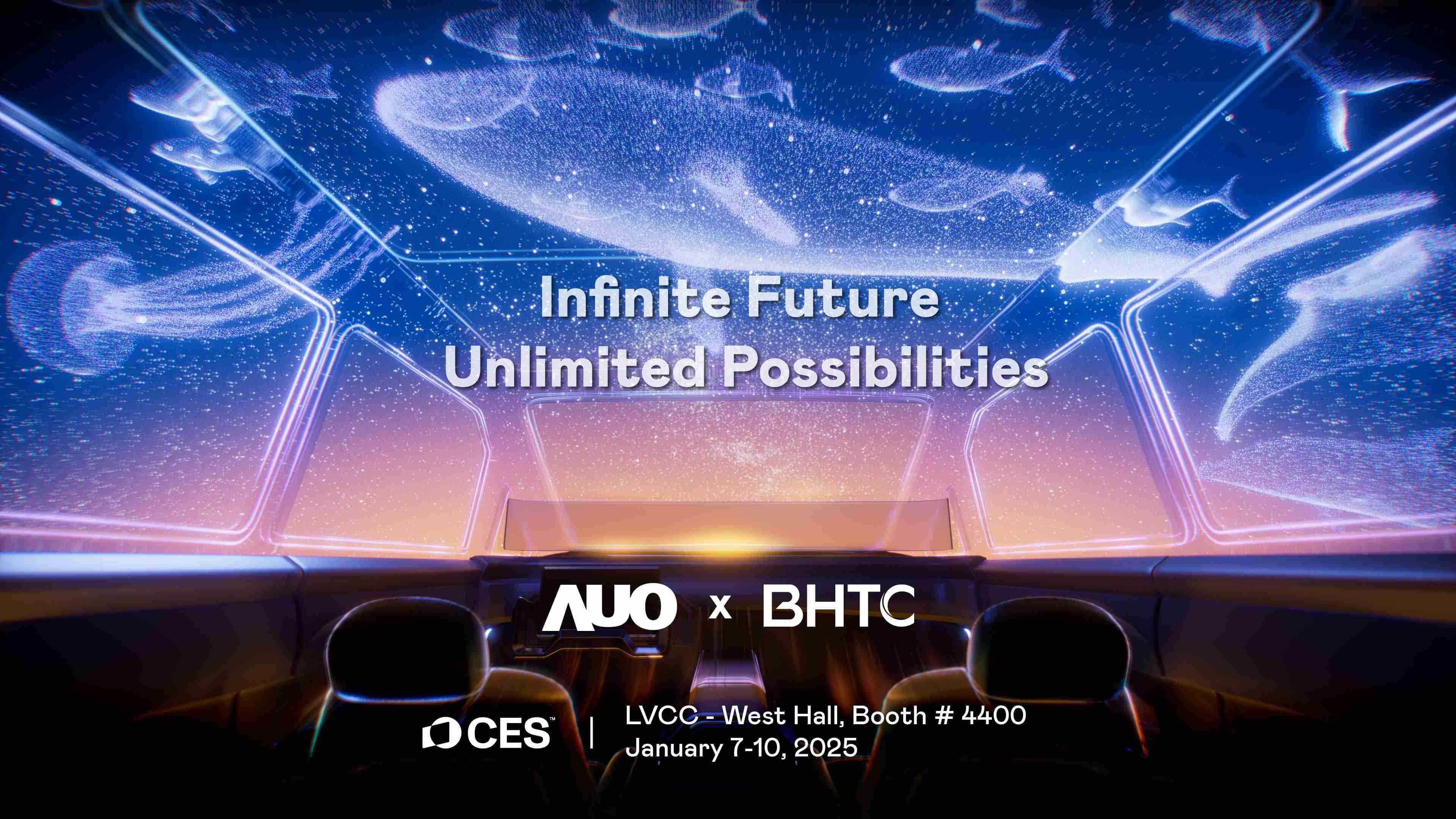 开云电子以Infinite Future, Unlimited Possibilies为主题，，联合BHTC于CES 2025扩大规模展出